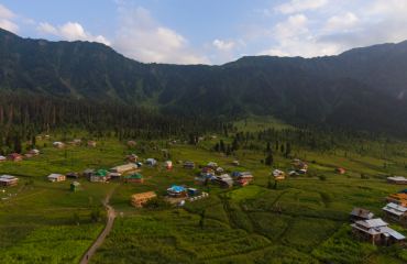 Aerial view of arang kel Kashmir1
