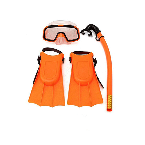 Hafiz Sports Snorkeling Set Mask - Orange