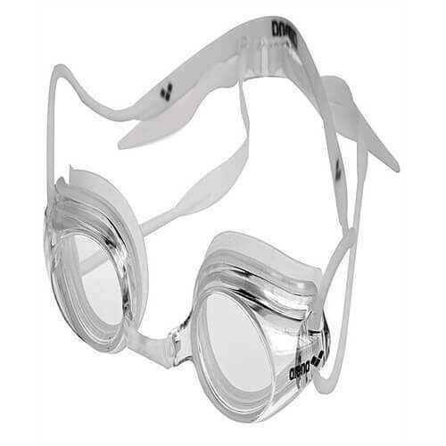 Sports Swimming Goggles with Ear plug Nose Pin Child Black and White1