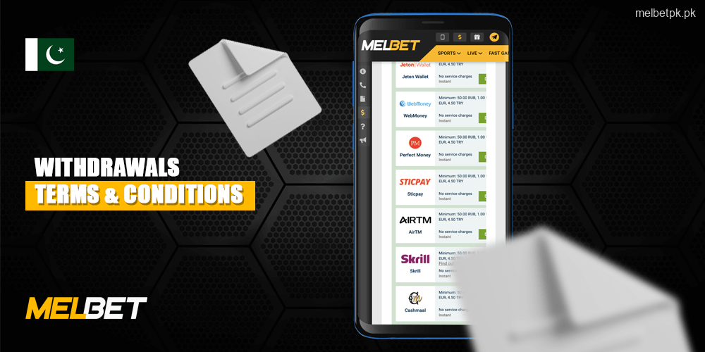 Melbet Withdrawals Terms and Conditions