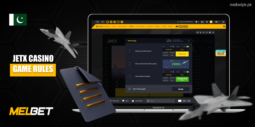 The rules of the game at JetX Melbet are very simple, and they can also be better learnt in demo mode